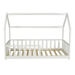 Enfant Weber Industries Lit cabane Kiwi 90x190 avec sommier et matelas /Blanc