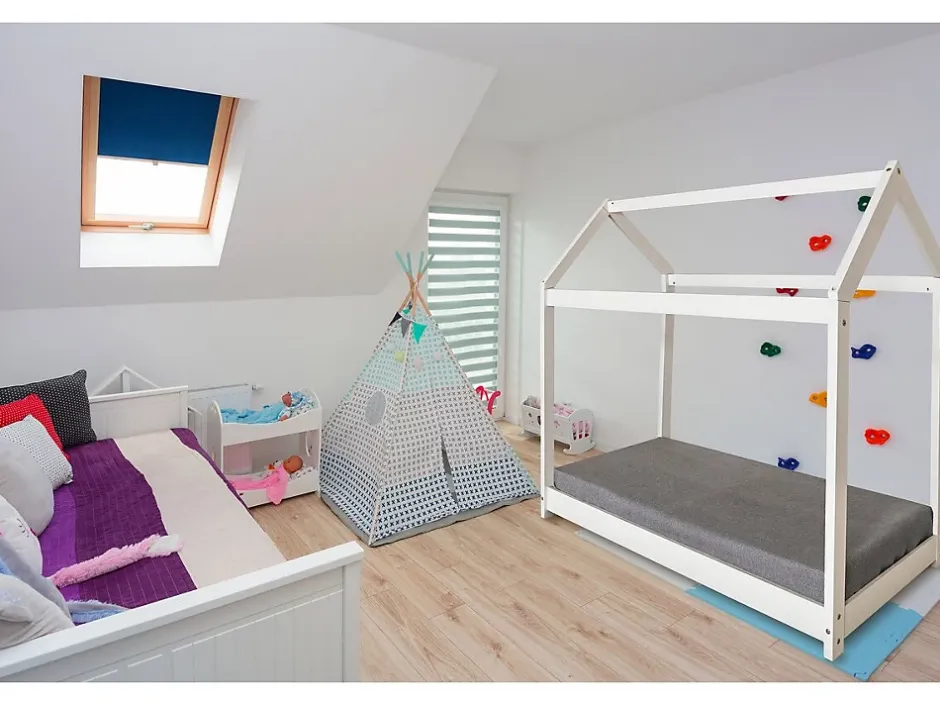 Habitat Et Jardin Lit Cabane pour enfant "Camilla" 140 x 70 cm Blanc Hot