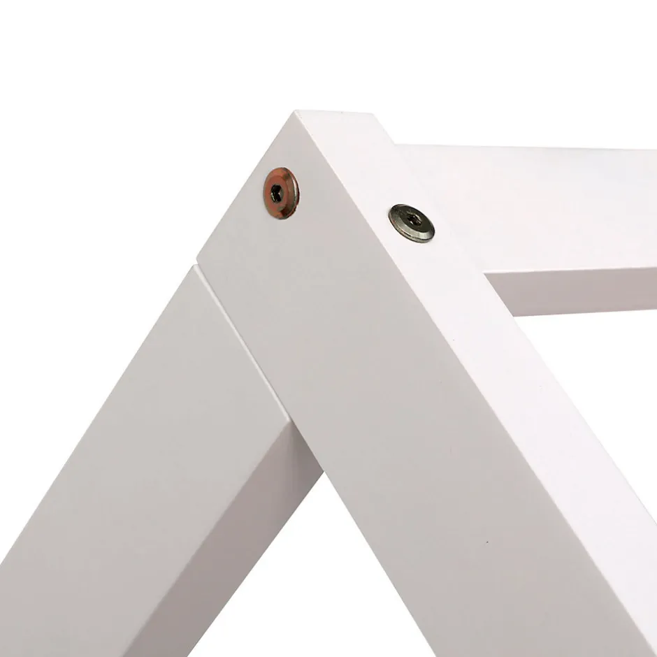 Enfant Happy Garden Lit cabane pour enfant 190x90cm blanc MARCEAU -