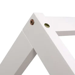 Happy Garden Lit cabane pour enfant 190x90cm blanc avec tiroirs MARCEAU - Discount