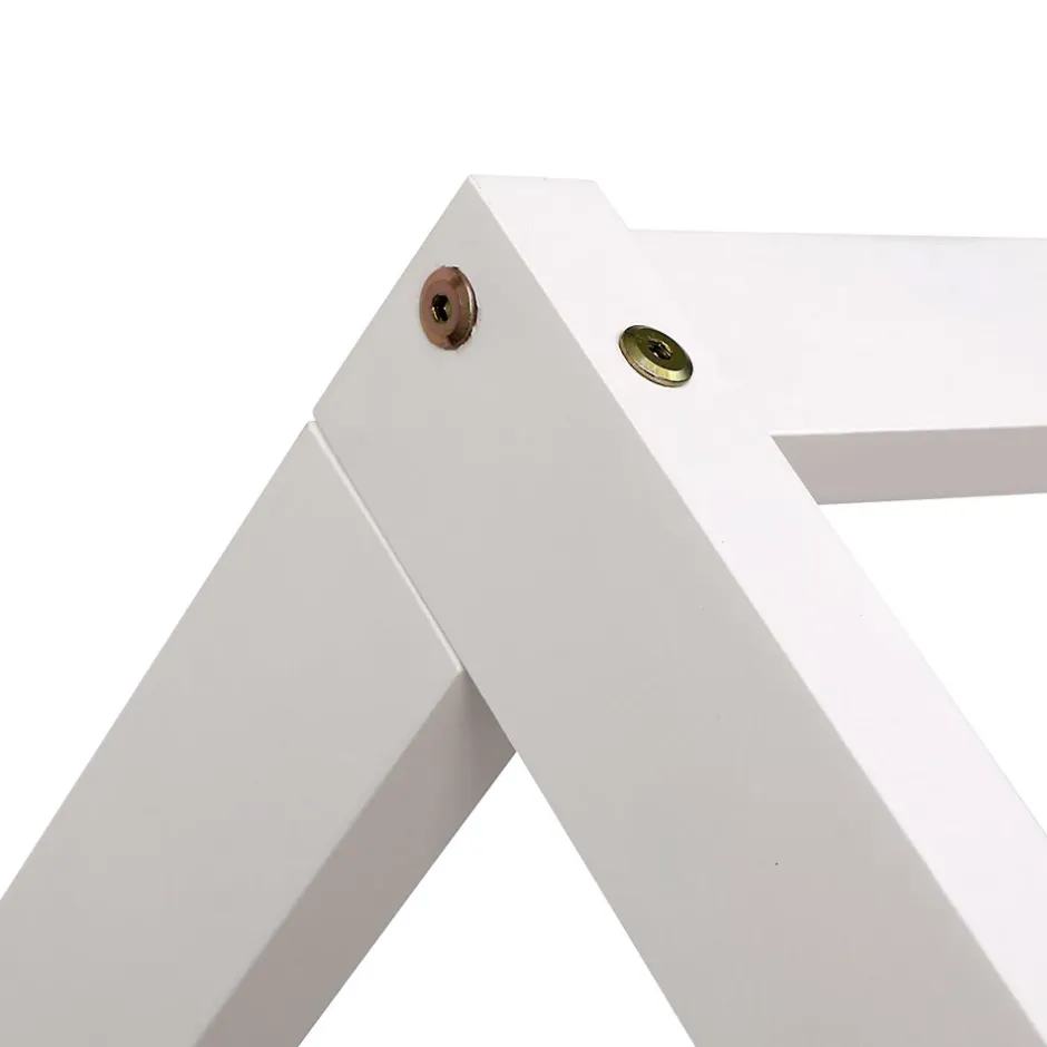 Happy Garden Lit cabane pour enfant 190x90cm blanc avec tiroirs MARCEAU - Discount