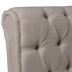 Weber Industries Lit CHELSEA 160x200 + 4 tiroirs + sommier / Beige