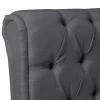 Weber Industries Lit CHELSEA 140x190+ 4 tiroirs + sommier / Gris foncé Online