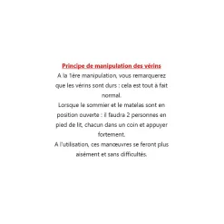 Bb Loisir Lit coffre 2 places 160x200cm blanc avec sommier BACELAN