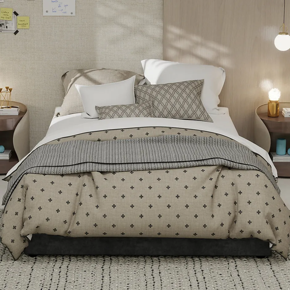 Okwish Lit Coffre Ado 140x200 cm - Lit Double Avec Vérins Hydrauliques, Bas et Moderne, Sans Tête de Lit, Sans Matelas, Velours Gris