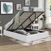 King Of Dreams Lit coffre blanc 120x190 cm - 12 lattes - montage rapide - confort optimal - usage quotidien - Outlet