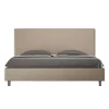 Ityhome Lit coffre capitonné simili cuir gris tourterelle Focus 200x200