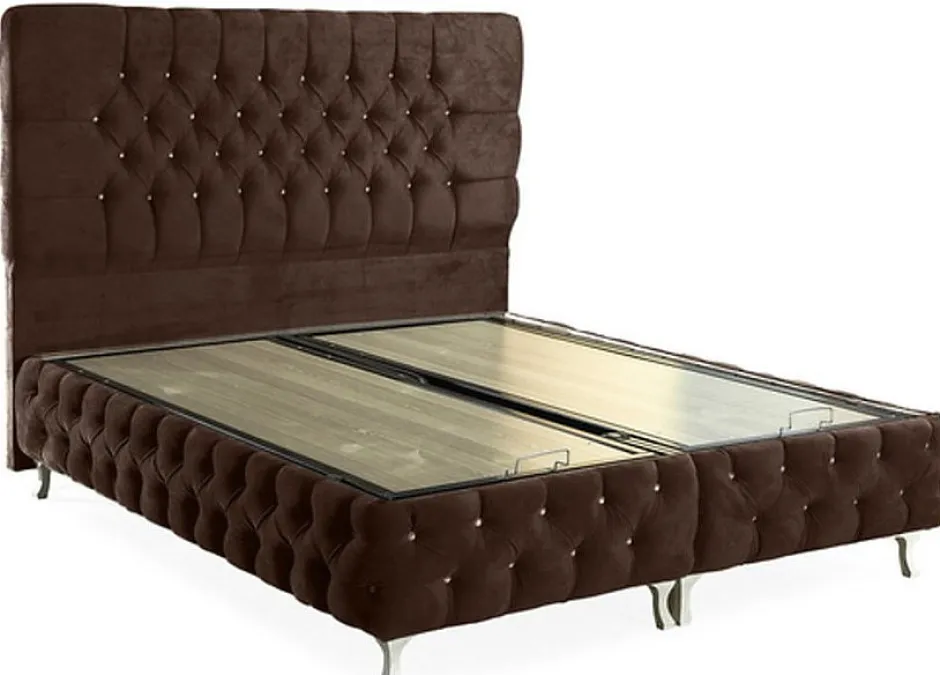 Azura Home Design LIT coffre CAPPY café 90x200cm Clearance