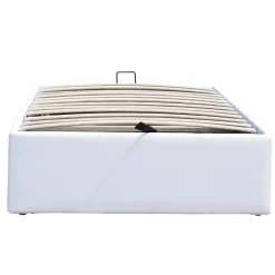 Nuits D'Or Lit coffre gris Loris 90x200 avec pieds - montage rapide - rangement optimal - design moderne - espace de Online
