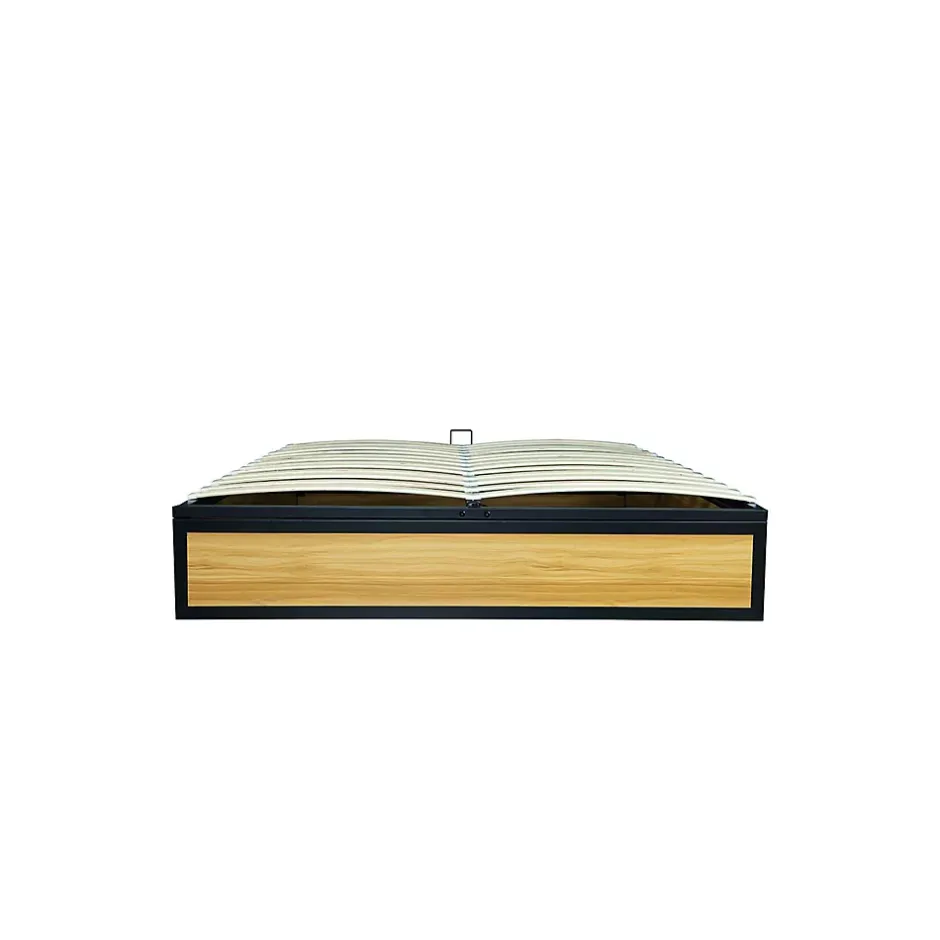 Concept Usine Lit coffre industriel 140 x 190 cm - JERSEY Discount