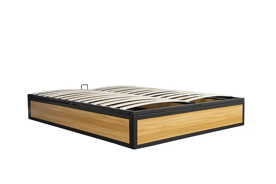 Concept Usine Lit coffre industriel 140 x 190 cm - JERSEY Discount