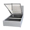 Weber Industries Lit coffre PARMA 90x190 + 1 sommier / Gris clair Hot