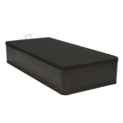 Weber Industries Lit coffre SPIRO 90x200 + 1 sommier / Noir
