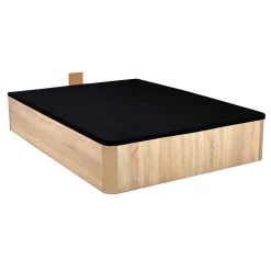 Weber Industries LIT COFFRE SPIRO 140x190cm + 1 SOMMIER / Décor Chêne Blanchi Online