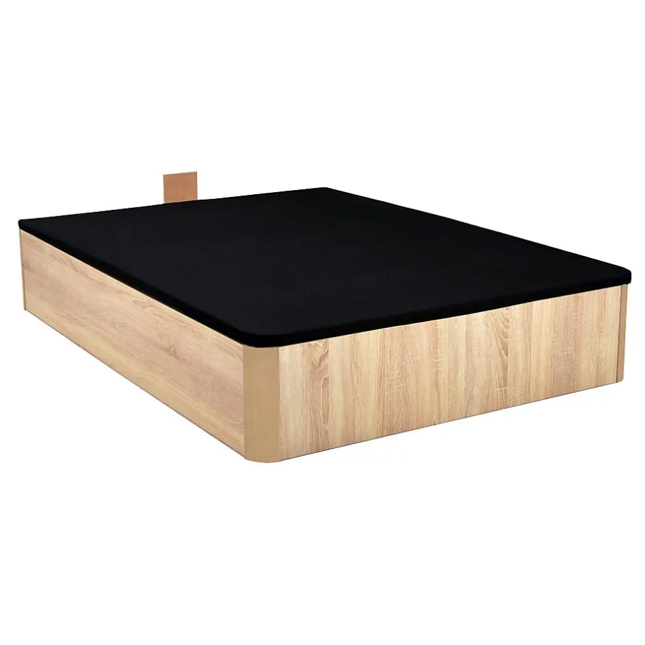 Weber Industries LIT COFFRE SPIRO 180x200cm + 1 SOMMIER / Décor Chêne Blanchi Hot