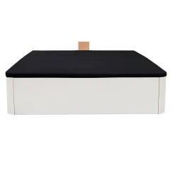Weber Industries LIT COFFRE SPIRO 160x200cm + 1 SOMMIER / BLANC