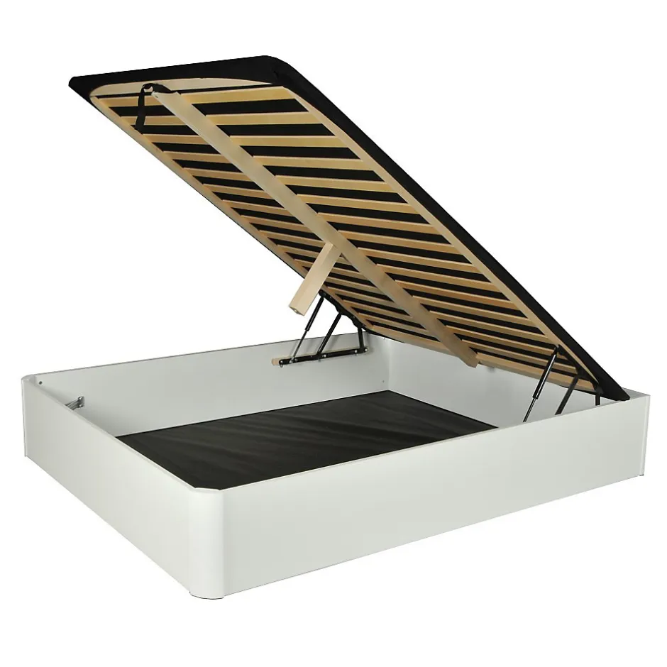 Weber Industries LIT COFFRE SPIRO 140x190cm + 1 SOMMIER / BLANC Outlet
