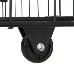 Generique Lit coffre 140x190 cm - Lit coffre hydraulique avec 2 tiroirs et sommier à lattes - Capitonné Velours - Sans Matelas - Gris Outlet