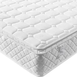 Okwish Lit coffre 90x200 cm - Lit simple capitonné avec sommier métallique - Bois massif + Métal - avec Matelas - Gris clair