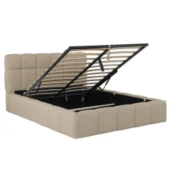 Weber Industries Lit coffre 160x200 cm ELIAS + sommier / Beige