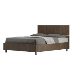 Ityhome Lit coffre 140x200 tête de lit droite Demas noyer Online