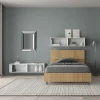 Ityhome Lit coffre 120x200 tête de lit droite Demas chêne Sale