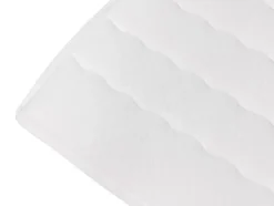 Mobilier1 Lit continental Baltimore 158, Double, Brun clair, Tissu, Disponible Clearance