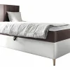 Mobilier1 Lit continental Baltimore 170, Unique, Pourpre, Faux cuir, Disponible