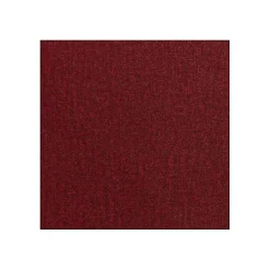 Mobilier1 Lit continental Baltimore 154, Double, Rouge, Tissu, Disponible New