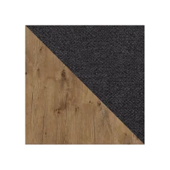 Mobilier1 Lit continental Baltimore 190, Double, Noir, Tissu, Disponible Hot