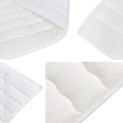 Mobilier1 Lit continental Baltimore 170, Unique, Vert, Faux cuir, Disponible