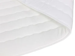 Mobilier1 Lit continental Baltimore 158, Double, Bleu, Tissu, Disponible