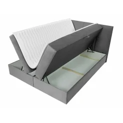 Mobilier1 Lit continental Baltimore 147, Double, Rose, Tissu, Disponible Discount