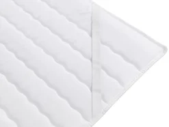 Mobilier1 Lit continental Baltimore 152, Double, Vert, Tissu, Disponible