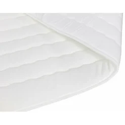 Mobilier1 Lit continental Baltimore 175, Double, Bleu, Tissu, Disponible Discount