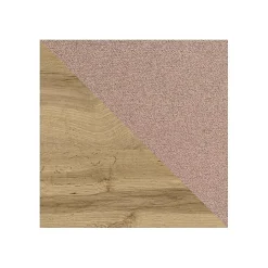 Mobilier1 Lit continental Baltimore 182, Unique, Rose, Tissu, Disponible