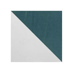 Mobilier1 Lit continental Baltimore 165, Unique, Turquoise, Faux cuir