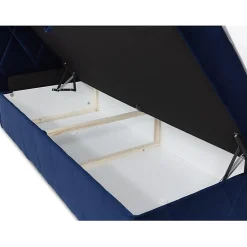 Mobilier1 Lit continental Comfivo 225, Double, Rouge, Tissu, Disponible