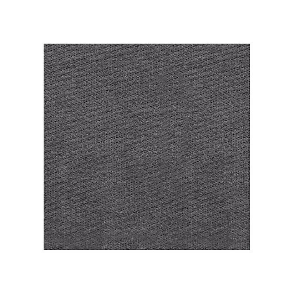 Mobilier1 Lit continental Memphis 119, Double, Gris, Tissu, Disponible Discount