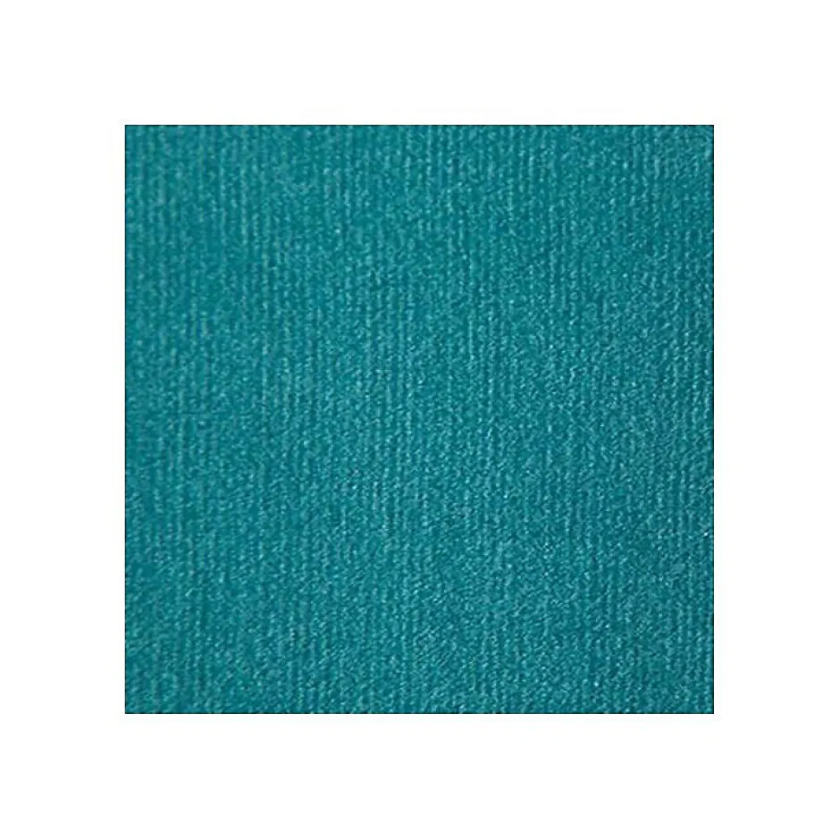 Mobilier1 Lit continental Pomona 113, Double, Turquoise, Tissu, Disponible