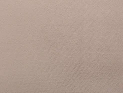 Vente-unique Lit coquillage 140 x 190 cm - Velours - Beige + Matelas - LIVAYA