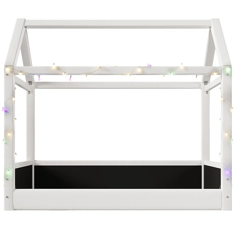 Blackcolors Lit de jour rembourré 90x200 cm, éclairage LED - beige