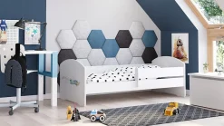 Kobi Lit d'enfant LUK avec balustrade 160x80 Avion New