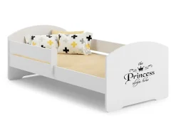 Kobi Lit d'enfant LUK avec balustrade 140x70 Princesse Outlet