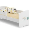 Enfant Kobi Lit d'enfant LUK avec balustrade 140x70 Avion