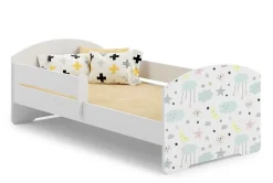 Kobi Lit d'enfant LUK avec barreaux 160x80 étoiles Best