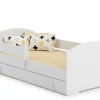 Kobi Lit d'enfant LUK avec tiroir et tringle 180x80