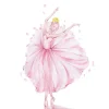 Kobi Lit d'enfant LUK avec tiroir et tringle 160x80 Princesse en couronne New