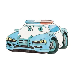Kobi Lit d'enfant LUK avec tiroir et tringle 140x70 Police