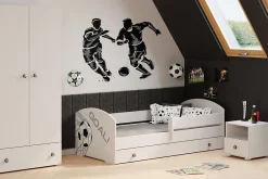 Kobi Lit d'enfant LUK avec tiroir et tringle 140x70 GOL Hot